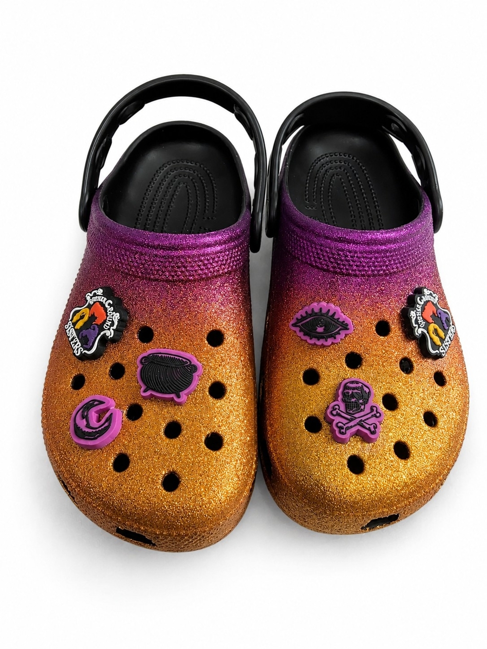 Crocs Hocus Pocus Glitter Ombre Crocs Halloween Women’s 6